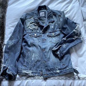 Destroyed Denim Jacket - Only worn a few times!!